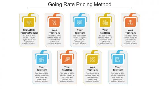 Going Rate Pricing Method Ppt Powerpoint Presentation Infographic Template Infographic Template Cpb