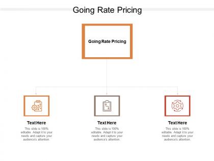 Going rate pricing ppt powerpoint presentation background images cpb