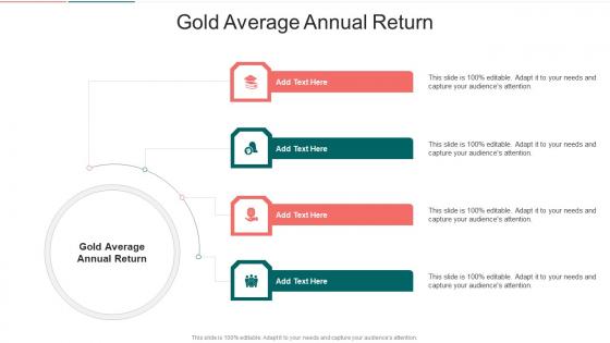 Gold Average Annual Return In Powerpoint And Google Slides Cpb