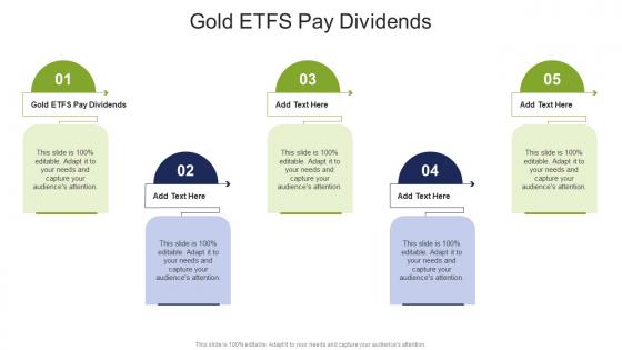 Gold ETFS Pay Dividends In Powerpoint And Google Slides Cpb