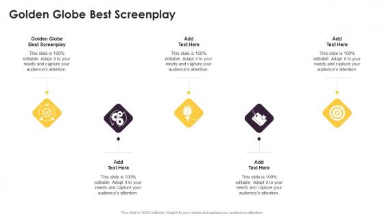 Golden Globe Best Screenplay In Powerpoint And Google Slides Cpb