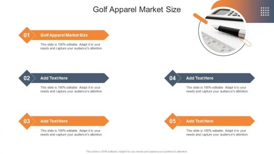 Golf Apparel Market Size In Powerpoint And Google Slides Cpb