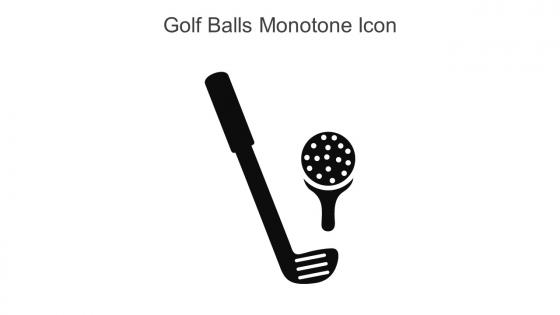 Golf Balls Monotone Icon In Powerpoint Pptx Png And Editable Eps Format
