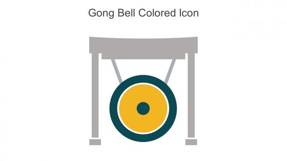 Gong Bell Colored Icon In Powerpoint Pptx Png And Editable Eps Format