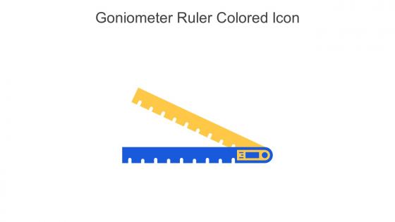 Goniometer Ruler Colored Icon In Powerpoint Pptx Png And Editable Eps Format