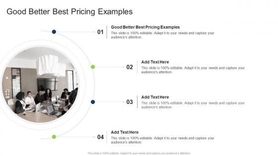 Good Better Best Pricing Examples In Powerpoint And Google Slides Cpb