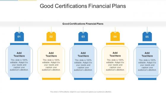 Good Certifications Financial Plans In Powerpoint And Google Slides Cpb