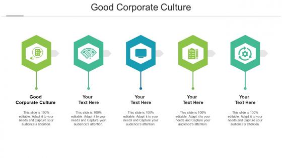 Good Corporate Culture Ppt Powerpoint Presentation Outline Pictures Cpb