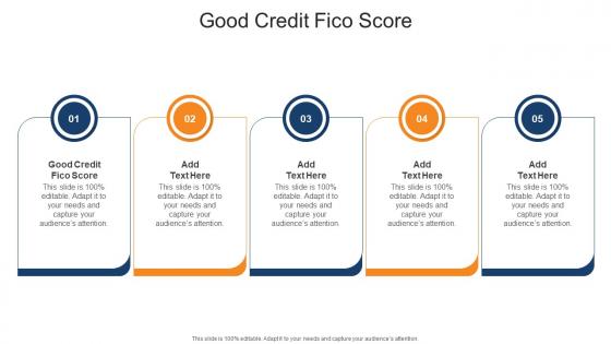 Good Credit Fico Score In Powerpoint And Google Slides Cpb