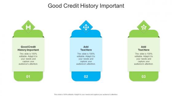 Good Credit History Important In Powerpoint And Google Slides Cpb