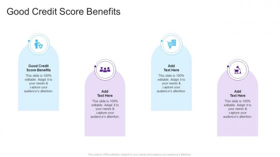 Good Credit Score Benefits In Powerpoint And Google Slides Cpb