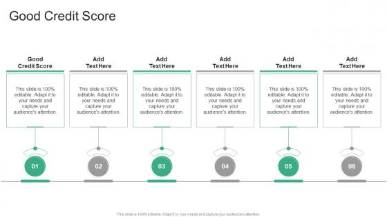 Good Credit Score In Powerpoint And Google Slides Cpb