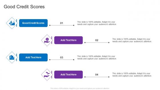 Good Credit Scores In Powerpoint And Google Slides Cpb