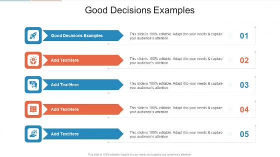 Good Decisions Examples In Powerpoint And Google Slides Cpb