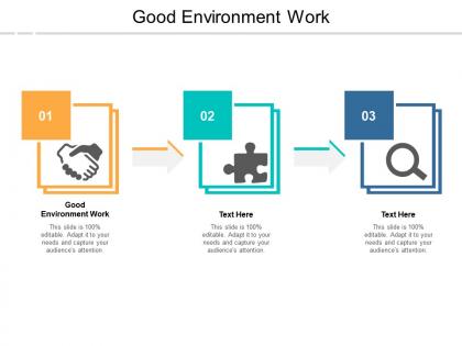 Good environment work ppt powerpoint presentation portfolio slide download cpb