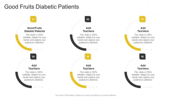 Good Fruits Diabetic Patients In Powerpoint And Google Slides Cpb