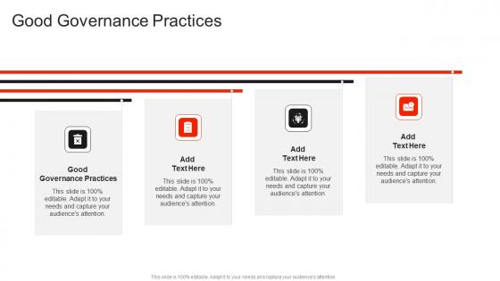 Good Governance Practices In Powerpoint And Google Slides Cpb