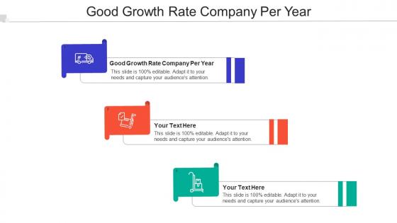 Good Growth Rate Company Per Year Ppt Powerpoint Presentation Icon Show Cpb