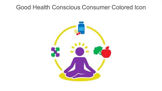 Good Health Conscious Consumer Colored Icon In Powerpoint Pptx Png And Editable Eps Format