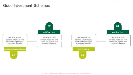 Good Investment Schemes In Powerpoint And Google Slides Cpb