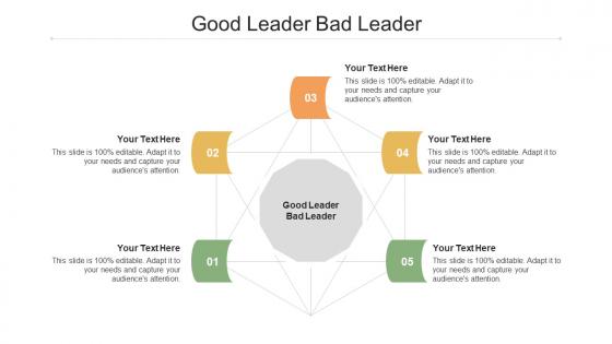 Good Leader Bad Leader Ppt Powerpoint Presentation File Background Images Cpb