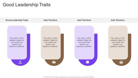 Good Leadership Traits In Powerpoint And Google Slides Cpb