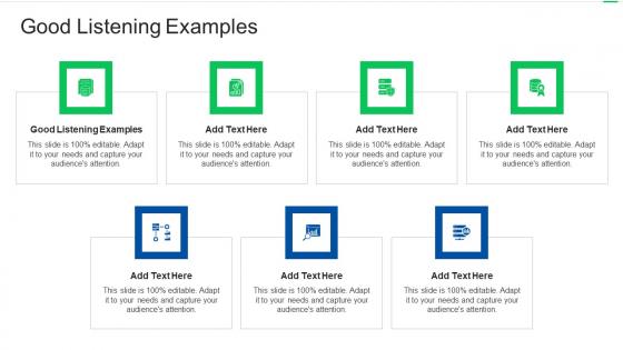 Good Listening Examples In Powerpoint And Google Slides Cpb