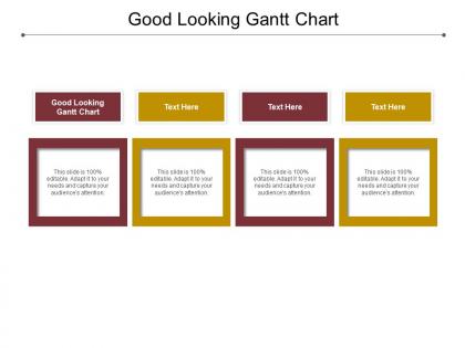 Good looking gantt chart ppt powerpoint presentation infographic template icon cpb