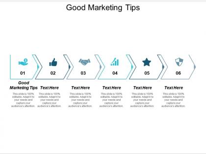 Good marketing tips ppt powerpoint presentation outline sample cpb