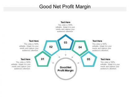 Good net profit margin ppt powerpoint presentation ideas pictures cpb