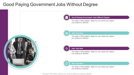 Good Paying Government Jobs Without Degree In Powerpoint And Google Slides Cpb