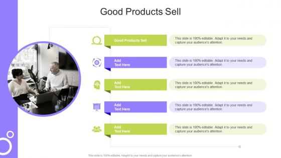 Good Products Sell In Powerpoint And Google Slides Cpb