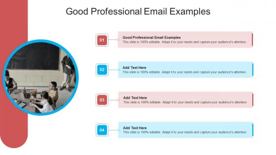 Good Professional Email Examples In Powerpoint And Google Slides Cpb