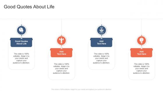 Good Quotes About Life In Powerpoint And Google Slides Cpb