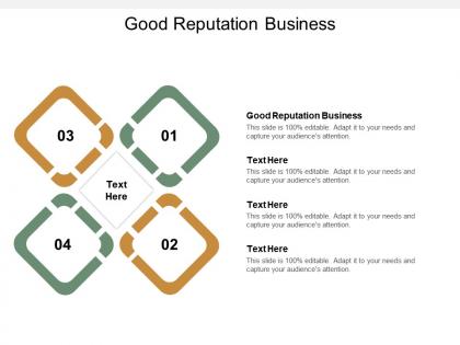 Good reputation business ppt powerpoint presentation slides designs cpb