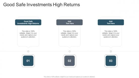 Good Safe Investments High Returns In Powerpoint And Google Slides Cpb