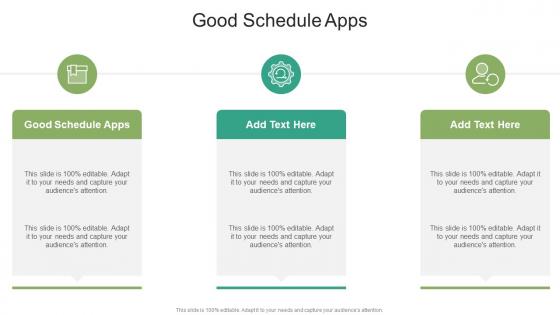 Good Schedule Apps In Powerpoint And Google Slides Cpb