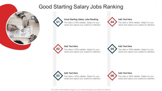 Good Starting Salary Jobs Ranking In Powerpoint And Google Slides Cpb