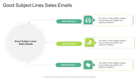 Good Subject Lines Sales Emails Advice Writers Job In Powerpoint And Google Slides Cpb