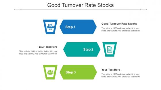Good Turnover Rate Stocks Ppt Powerpoint Presentation Gallery Backgrounds Cpb