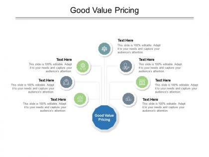 Good value pricing ppt powerpoint presentation styles show cpb