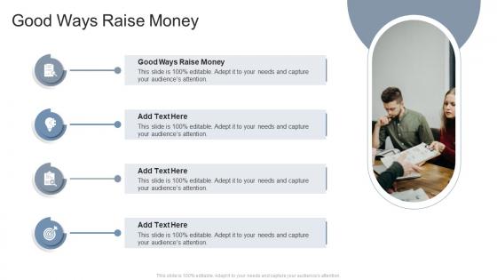 Good Ways Raise Money In Powerpoint And Google Slides Cpb