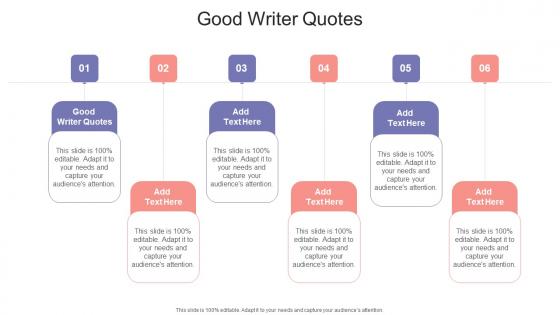 Good Writer Quotes In Powerpoint And Google Slides Cpb