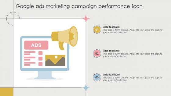 Google Ads Marketing Campaign Performance Icon