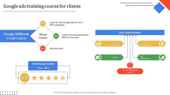 Google Ads Training Course For Clients