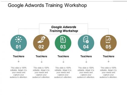 Google adwords training workshop ppt powerpoint presentation portfolio infographic template cpb