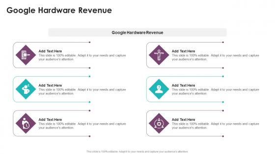 Google Hardware Revenue In Powerpoint And Google Slides Cpb