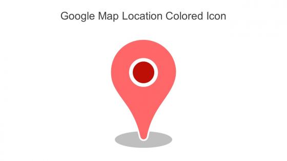 Google Map Location Colored Icon In Powerpoint Pptx Png And Editable Eps Format