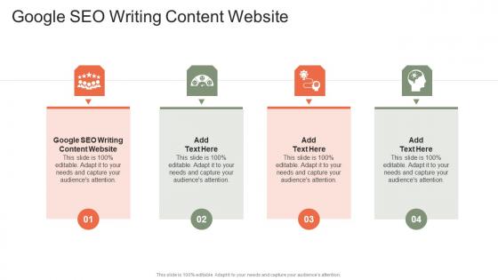 Google SEO Writing Content Website In Powerpoint And Google Slides Cpb