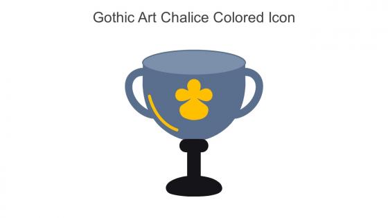 Gothic Art Chalice Colored Icon In Powerpoint Pptx Png And Editable Eps Format
